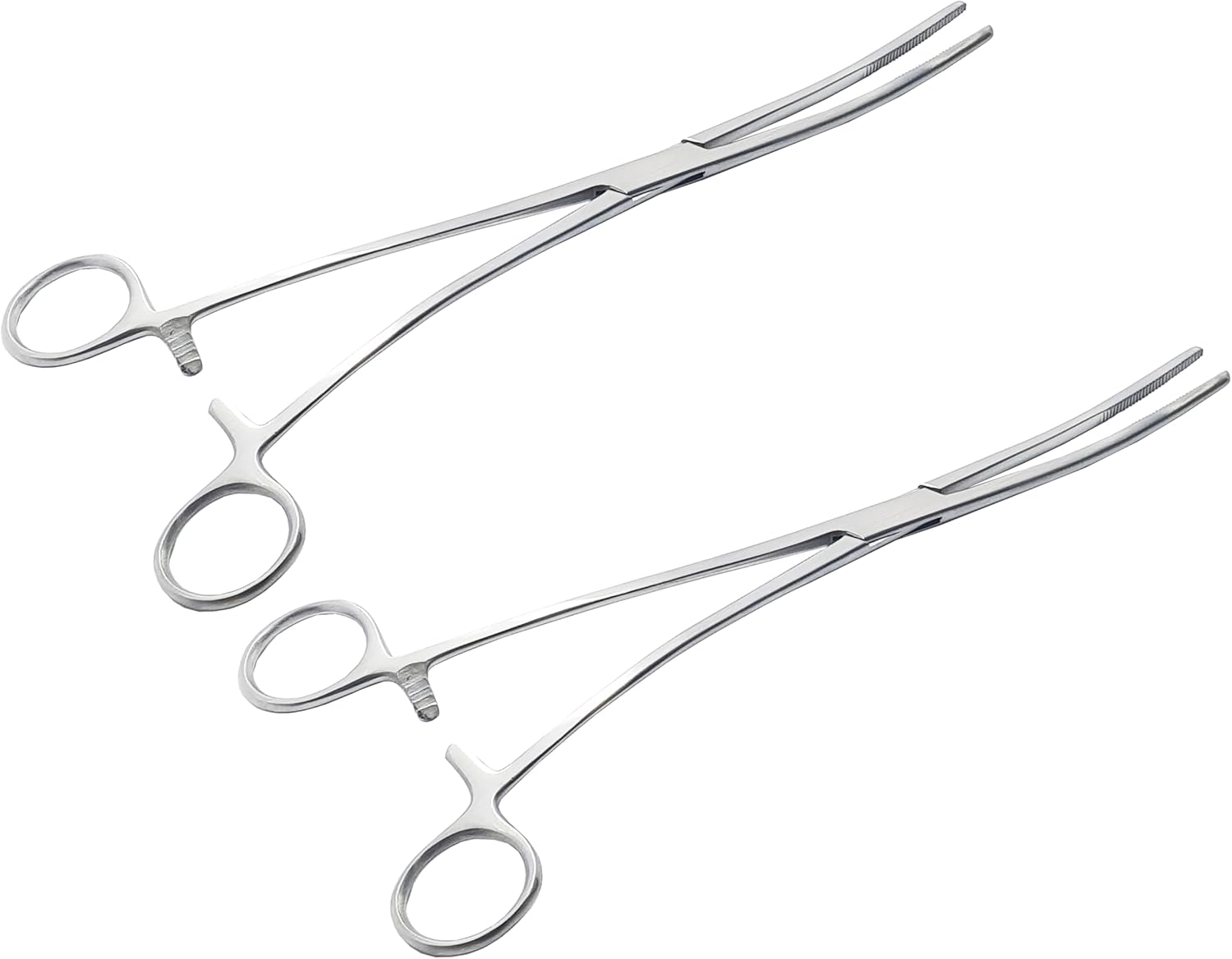 Pinze Bozemann per spugne e rimozione di polipi – 25 cm curve (set da 2 pezzi) Pinze in acciaio inossidabile per una manipolazione precisa delle spugne e la rimozione dei polipi | #117270510