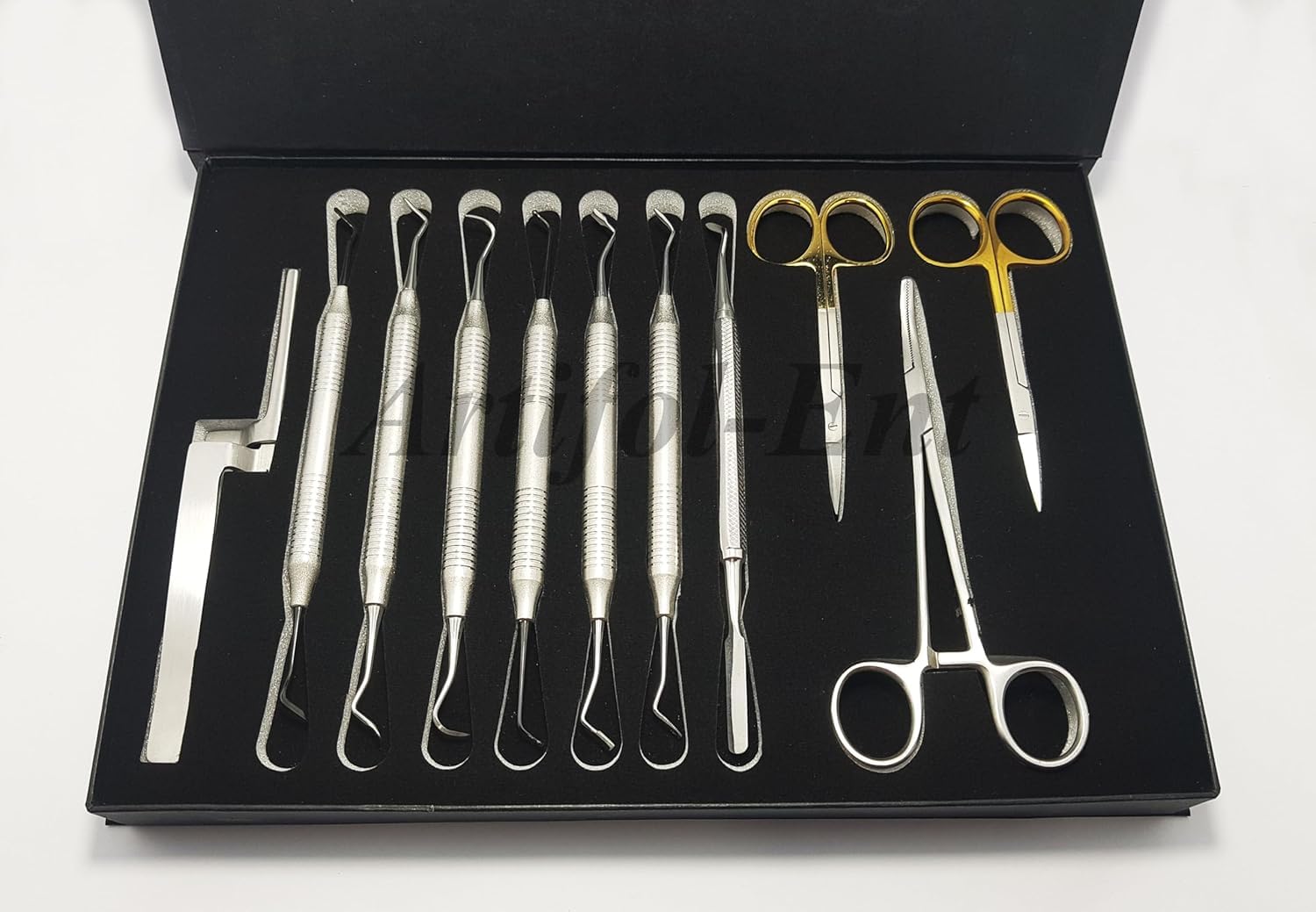 Dental Restorative Kit – 11-Piece Composite & Plastic Filling Instruments | Hygienist & Dentist Tool Set | Includes Scalers, Burnishers, Spatulas, Cord Packers, Scissors & Forceps #‎APF2,CRSPR,CSNT7,GCPCSi16