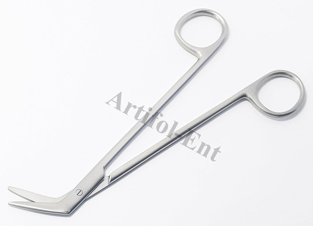 Potts-Smith Vascular Scissors – 16 cm, 60° Angled | 2-Piece Set | Premium Stainless Steel | Reusable & Autoclavable #113910248