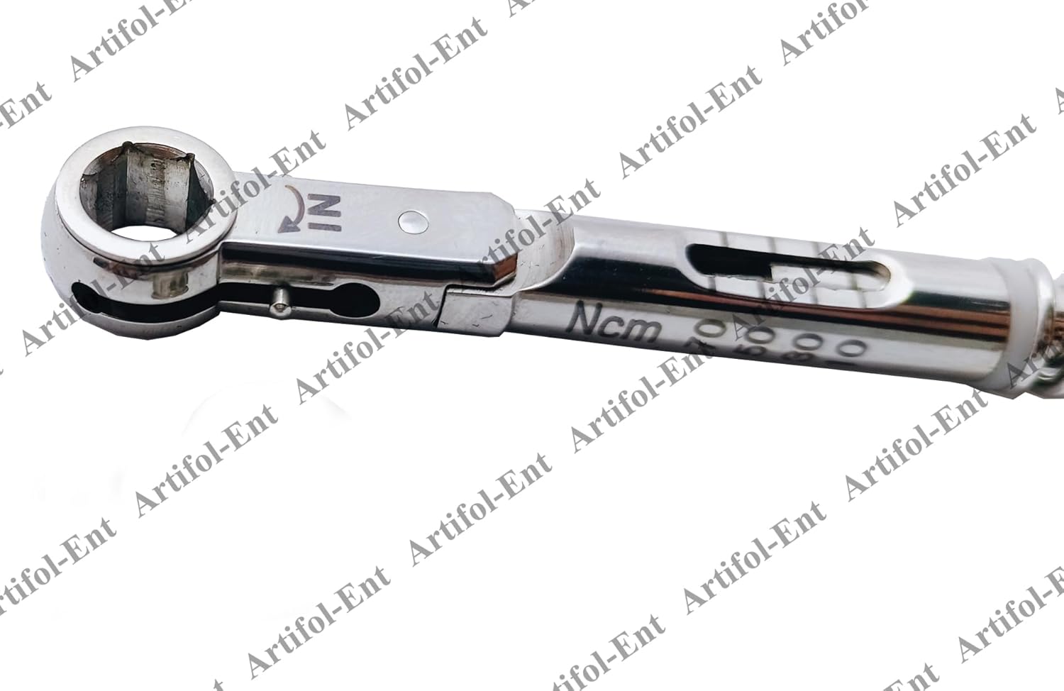 Universal Dental Implant Torque Wrench – 6 mm Hex, 10–70 Ncm | Adjustable Ratchet Torque Control, Compatible with Most Implant Systems #OS1074