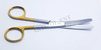 TC Operating Dressing Surgical Scissors – Curved B/B 14.5 cm (5.5") | Tungsten Carbide Blades | Medical-Grade Stainless Steel – 3 Pcs Set