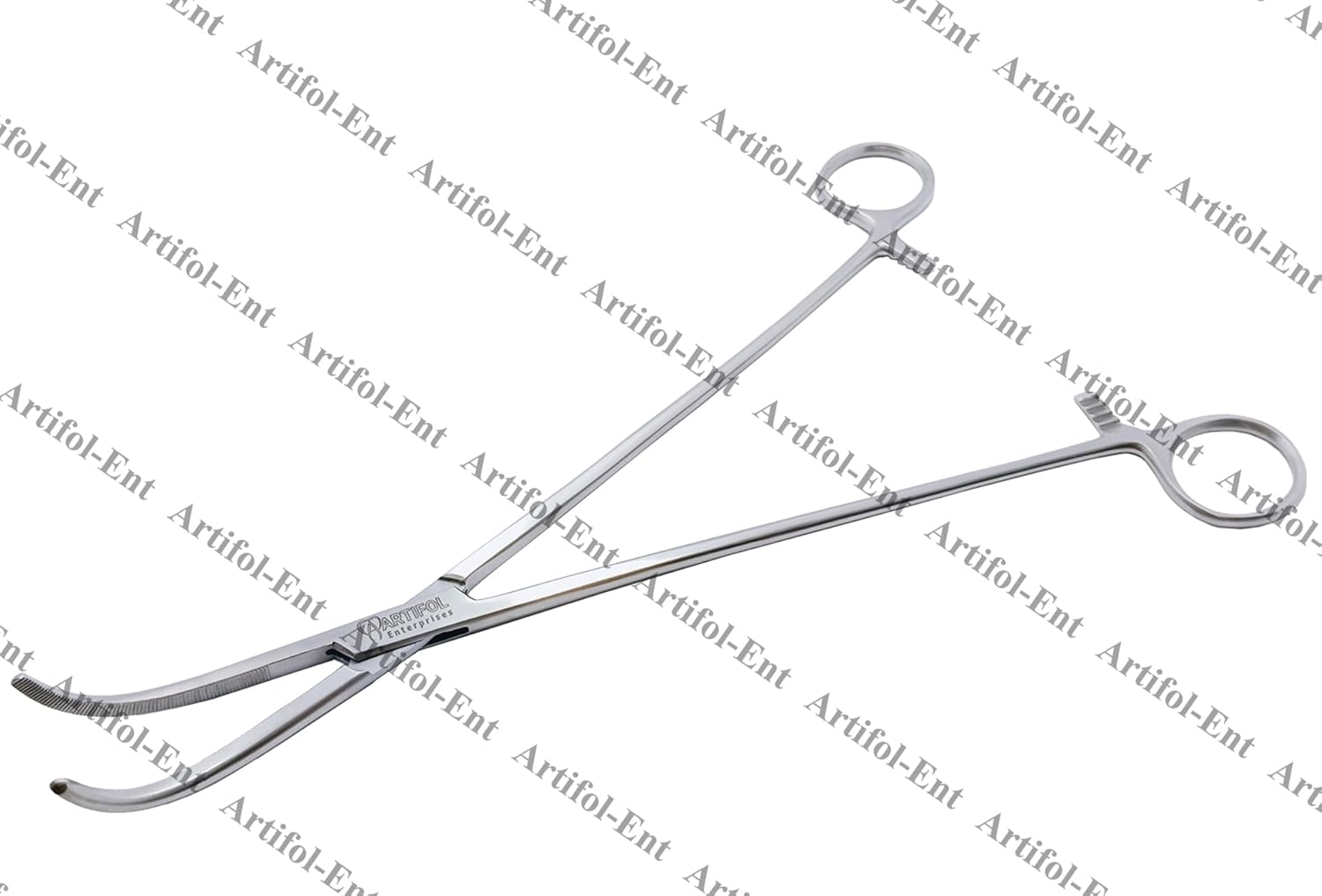 Overholt Geissendoerfer Arterienklemme – 27 cm gebogen | 3-teiliges Set | Edelstahl | Autoklavierbar #115910172