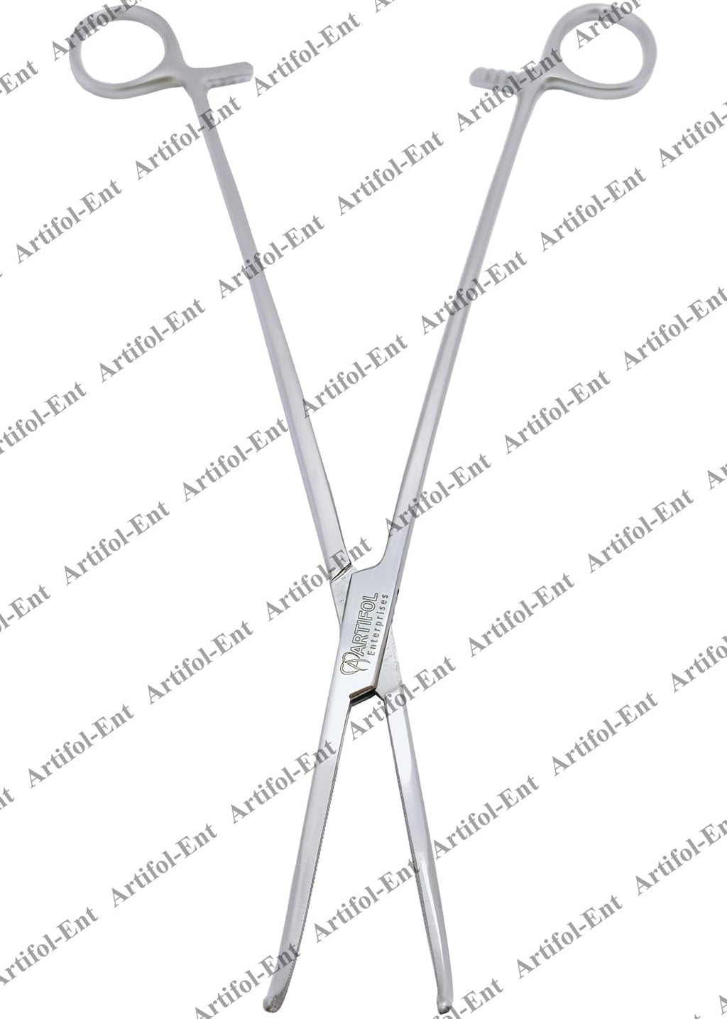 Overholt Geissendoerfer Arterienklemme – 27 cm gebogen | 3-teiliges Set | Edelstahl | Autoklavierbar #115910168
