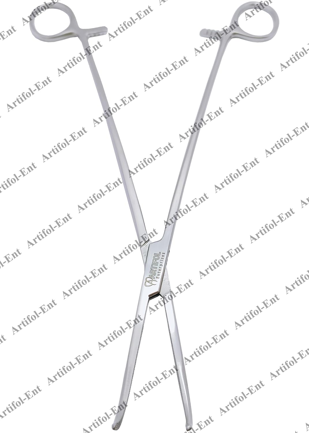 Overholt Geissendoerfer Arterienklemme – 27 cm gebogen | 3-teiliges Set | Edelstahl | Autoklavierbar #115910168