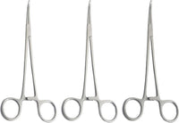 HEISS Artery Forceps – 20 cm Curved | 3 Pcs Set | Stainless Steel | Precise Hemostasis #115910218