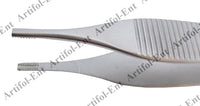 Set di pinze per tessuti Adson Brown – 4 pezzi, 12 cm (4,7") | 9×9 denti | Acciaio inossidabile di alta qualità, riutilizzabile e autoclavabile Set n. 114910119-1