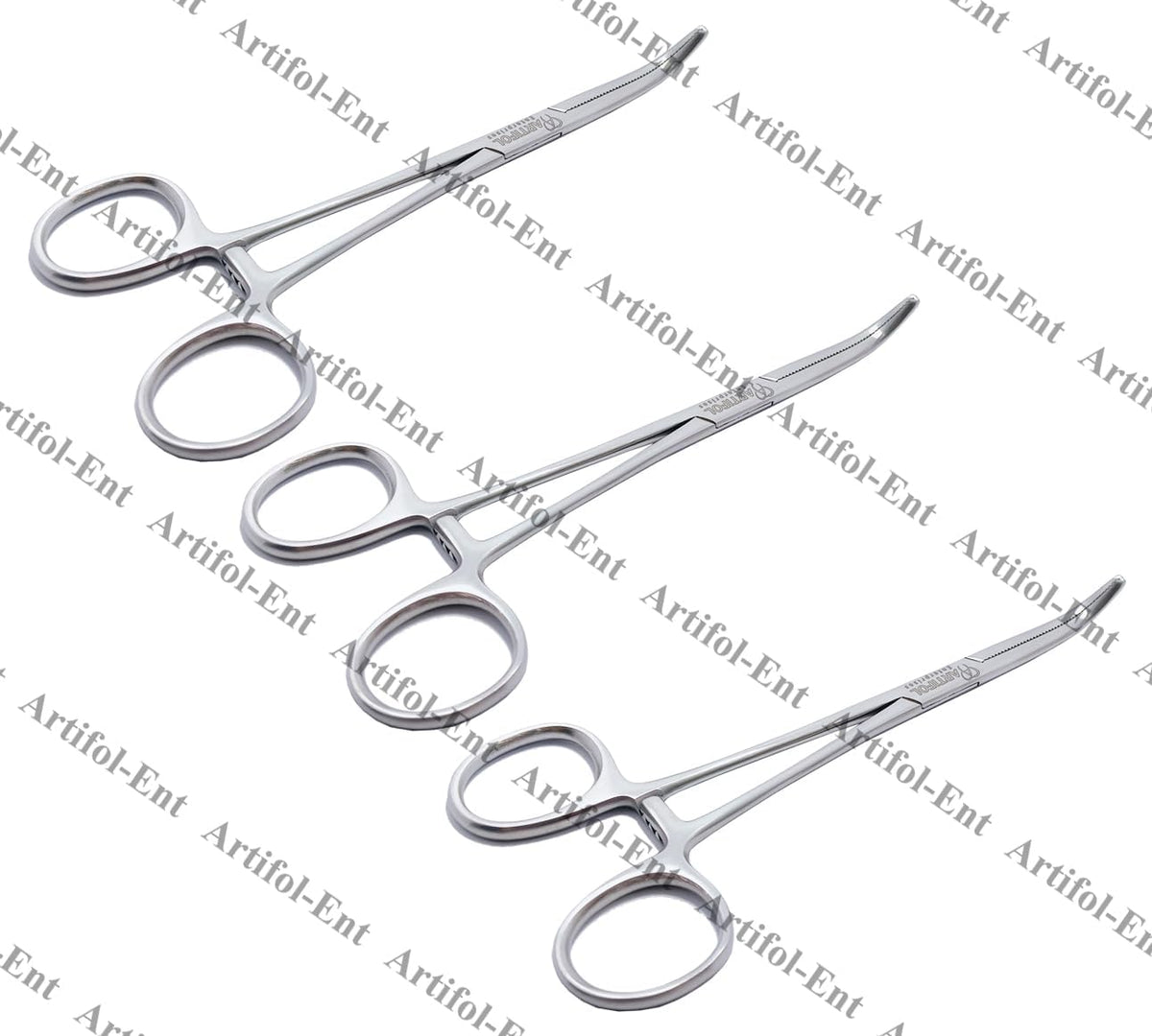 Mixter Verbandpinzette – 15,5 cm gebogen | 3-teiliges Set | Edelstahl | Autoklavierbar #115910231