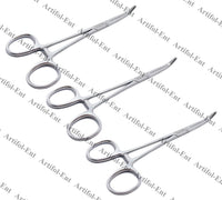 Mixter Verbandpinzette – 15,5 cm gebogen | 3-teiliges Set | Edelstahl | Autoklavierbar #115910231