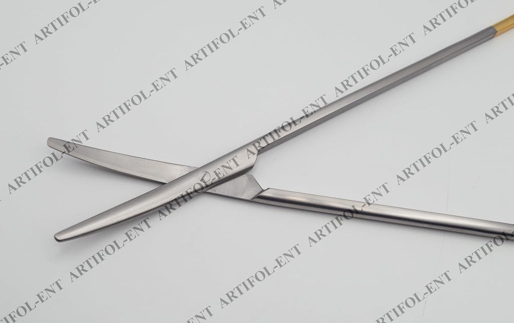 Elite TC Metzenbaum Scissors 25 cm Curved – Long-Reach Slim-Line Surgical Scissors | Tungsten Carbide (TC) Inserts, High-Density Stainless Steel | Professional Grade #113910630