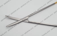 Elite TC Metzenbaum Scissors 25 cm Curved – Long-Reach Slim-Line Surgical Scissors | Tungsten Carbide (TC) Inserts, High-Density Stainless Steel | Professional Grade #113910630