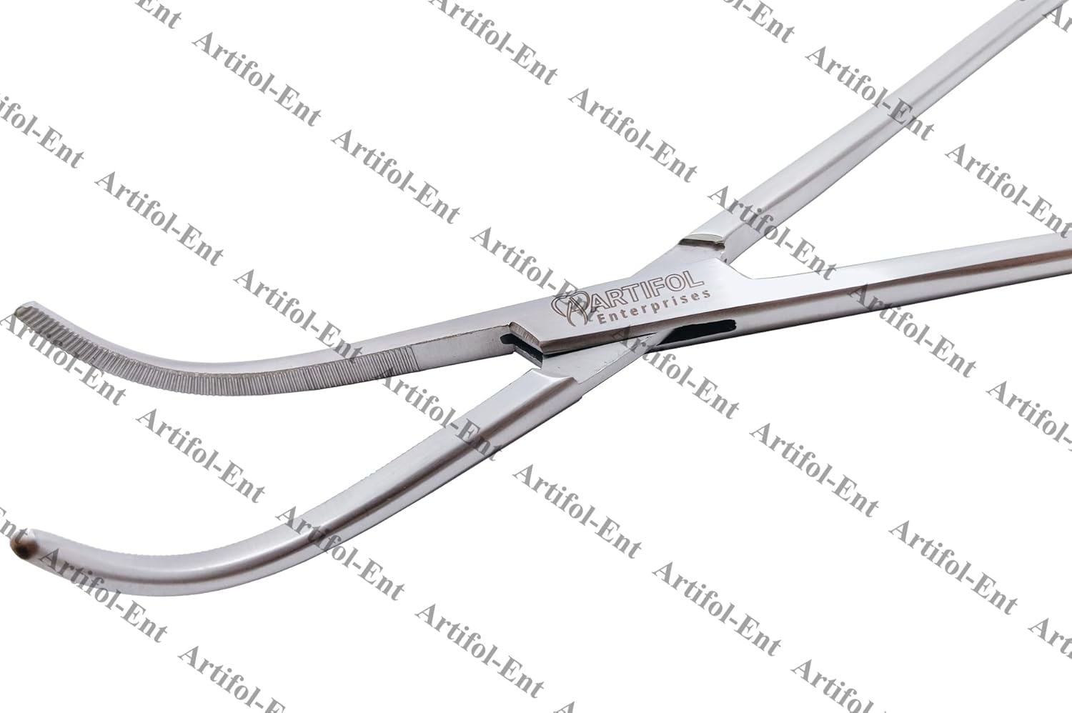 Overholt Geissendoerfer Arterienklemme – 27 cm gebogen | 3-teiliges Set | Edelstahl | Autoklavierbar #115910172