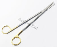 TC Metzenbaum Scissors Curved 23 cm – 2 Pcs | Tungsten Carbide Cutting Edges | Stainless Steel Surgical Scissors #113910629