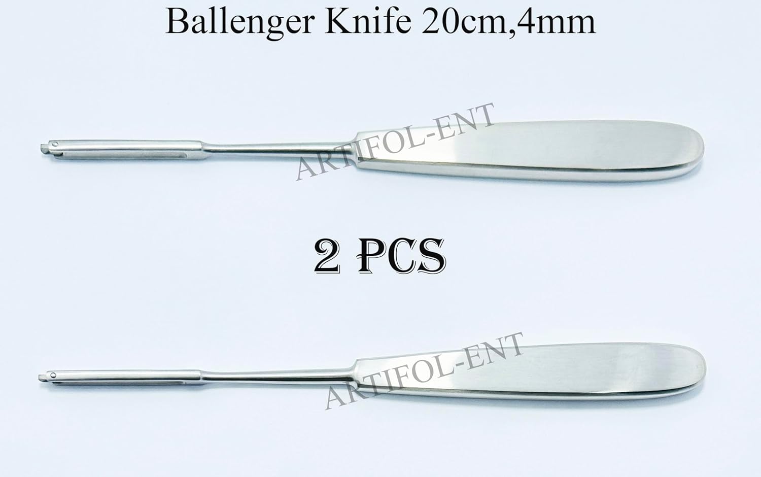 Ballenger Swivel Knives Straight 20 cm (4 mm) – Surgical ENT Precision Instrument | Stainless Steel | 2 Pcs