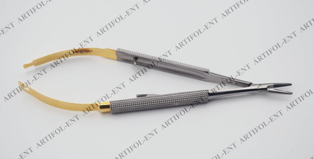Master-Pack: TC Castroviejo Micro-Needle Holders – 14 cm Straight (2 Pcs Set) Elite Tungsten Carbide (TC) Jaw Inserts | High-Precision Spring-Action Design | #132910215-1