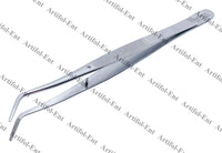 Pinzette dentali Marriiam – Punte angolate seghettate da 15 cm (set da 5 pezzi) Pinze curve in acciaio inossidabile lucidato per una manipolazione di precisione | #114500021-1
