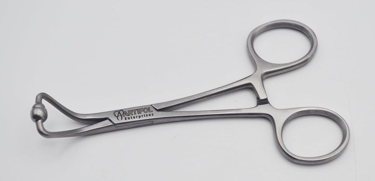 Pince technique et pince à serviette Backhaus Elite – 11,8 cm | Acier inoxydable de qualité supérieure | Pointes de piercing ultra-affûtées pour une manipulation sécurisée des matériaux