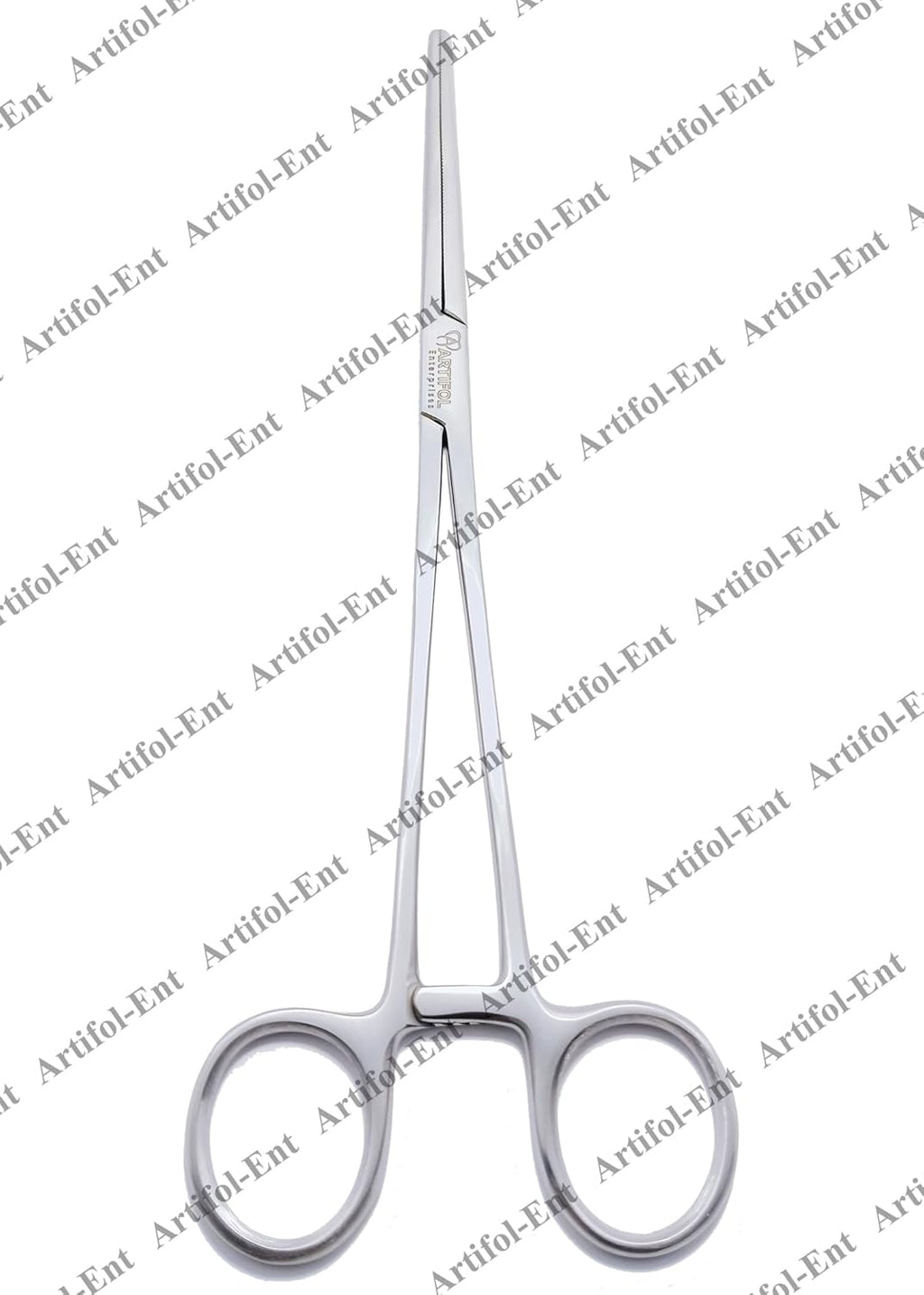 Artery Forceps – Straight, 24 cm (9.5") | Stainless Steel Hemostatic Forceps with Serrated Jaws & Ratchet, 2-Piece Set #115910221