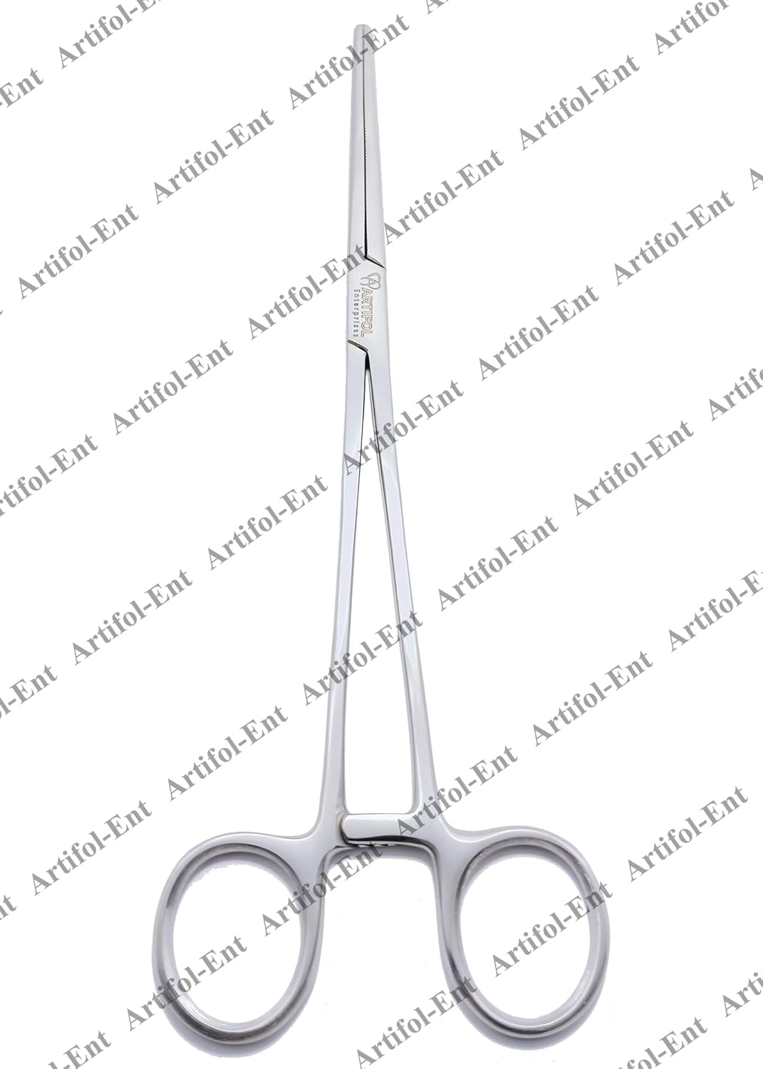 Artery Forceps – Straight, 24 cm (9.5") | Stainless Steel Hemostatic Forceps with Serrated Jaws & Ratchet, 2-Piece Set #115910221
