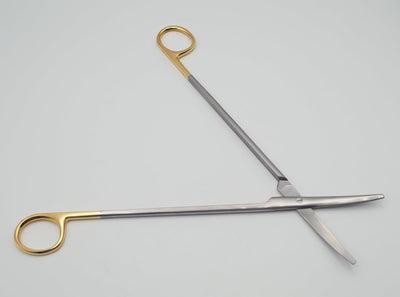 Elite TC Metzenbaum Scissors 25 cm Curved – Long-Reach Slim-Line Surgical Scissors | Tungsten Carbide (TC) Inserts, High-Density Stainless Steel | Professional Grade #113910630