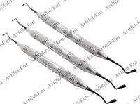 Plugger Tanner Posterior Composite Filling Instruments | 3-Piece Dental Kit | Titanium Black Non-Stick Tips #TNPLGOT