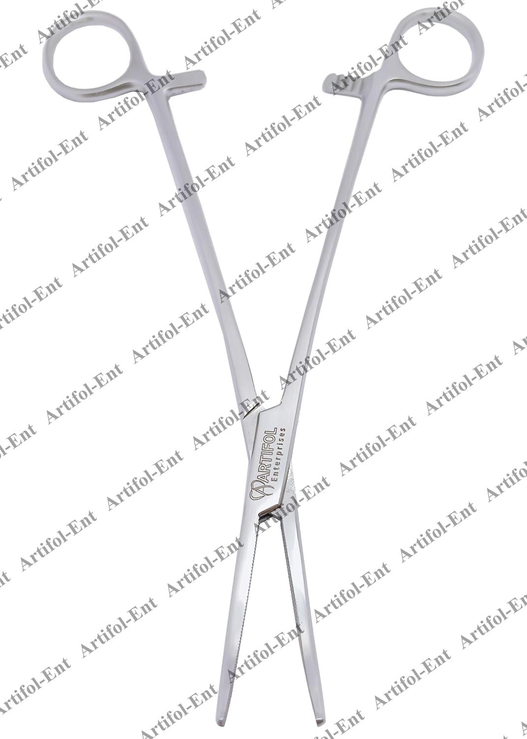 Overholt Geissendoerfer Arterienklemme – 21 cm gebogen | 3-teiliges Set | Edelstahl | Autoklavierbar #15910164