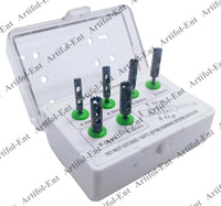Set of 6 Pcs Long Trephine Drills Kit – Crown Removal Tool Set with Plastic Holder | Durable, Reusable & Autoclavable #OS106 8