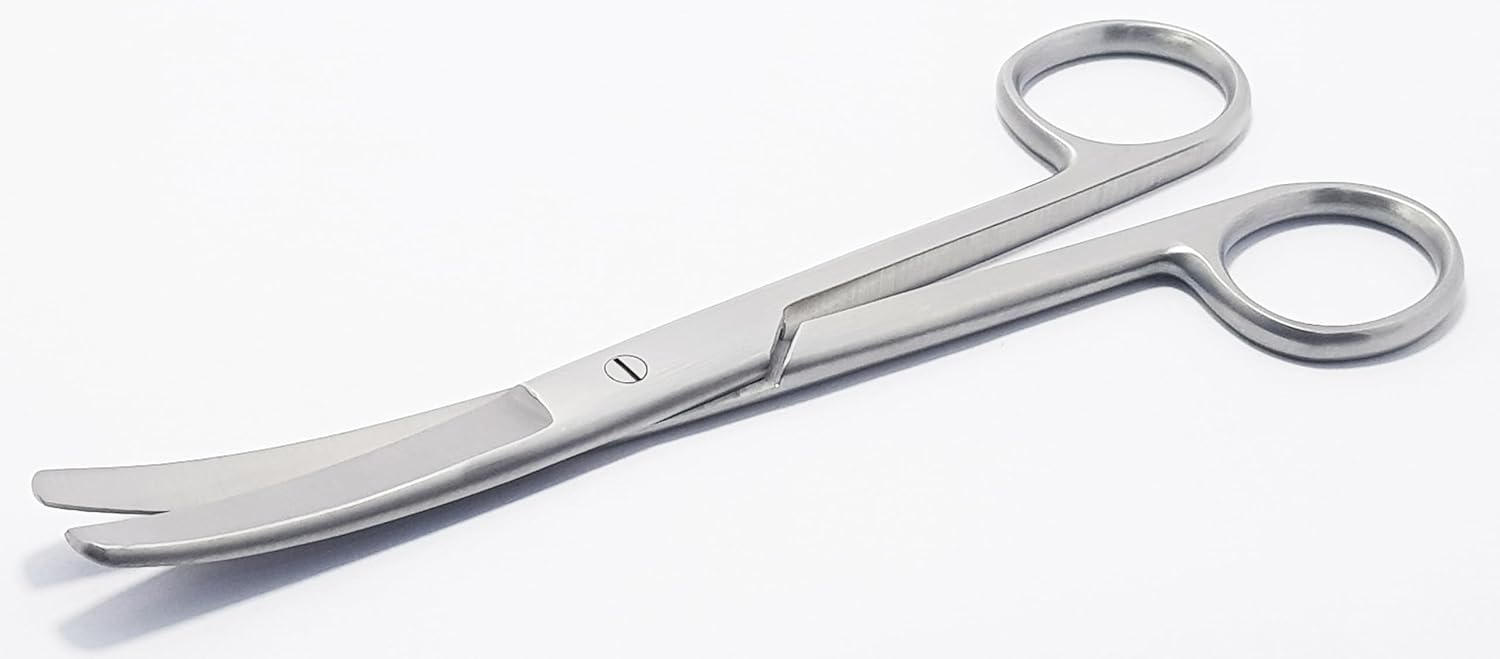 Operating Scissors – Curved Blunt/Blunt, 16.5 cm | Stainless Steel Surgical Scissors | Reusable & Autoclavable – 3 Pcs Set #113910015