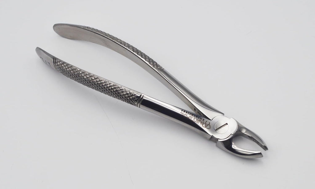 Professional Extraction Forceps Upper Molar Right 17E – Anatomical Deep-Grip Beaks | High-Performance Stainless Steel | Precision Anti-Slip Handle & Calibrated Pivot #FX17E