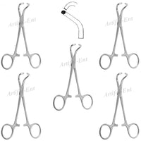 Pince à linge Tohoku Japan 10 cm (4") – 5 pièces Pinces à linge en acier inoxydable | Ensemble d'instruments chirurgicaux n° 115910352