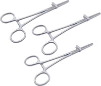 Schlauchschelle – 18 cm | 3er-Set | Edelstahl | Hämostat-Verschluss | Autoklavierbar #115910362