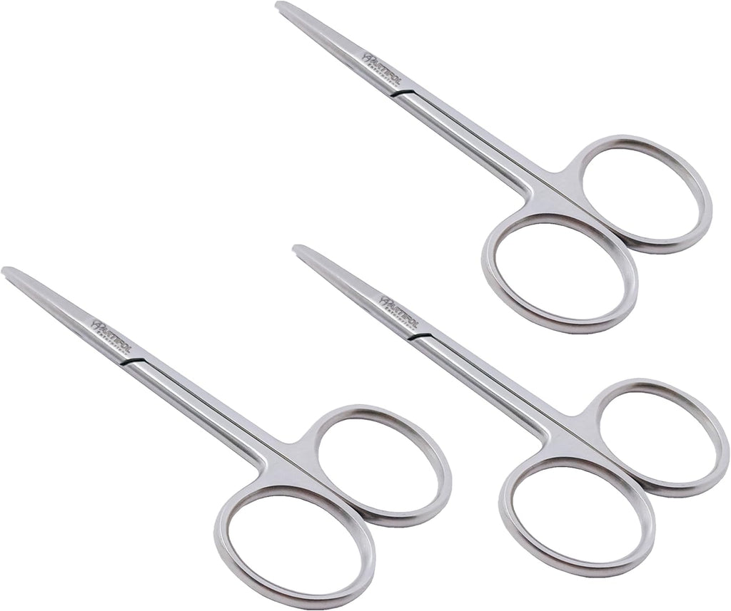 3-Piece Spencer Ligature Style Scissors – 9 cm | High-Grade Stainless Steel Precision Cutting Tools | Sharp Pointed Tips, Precise Action & Durable Build | Ideal for Crafting & Detailed Material Cutting #113910399