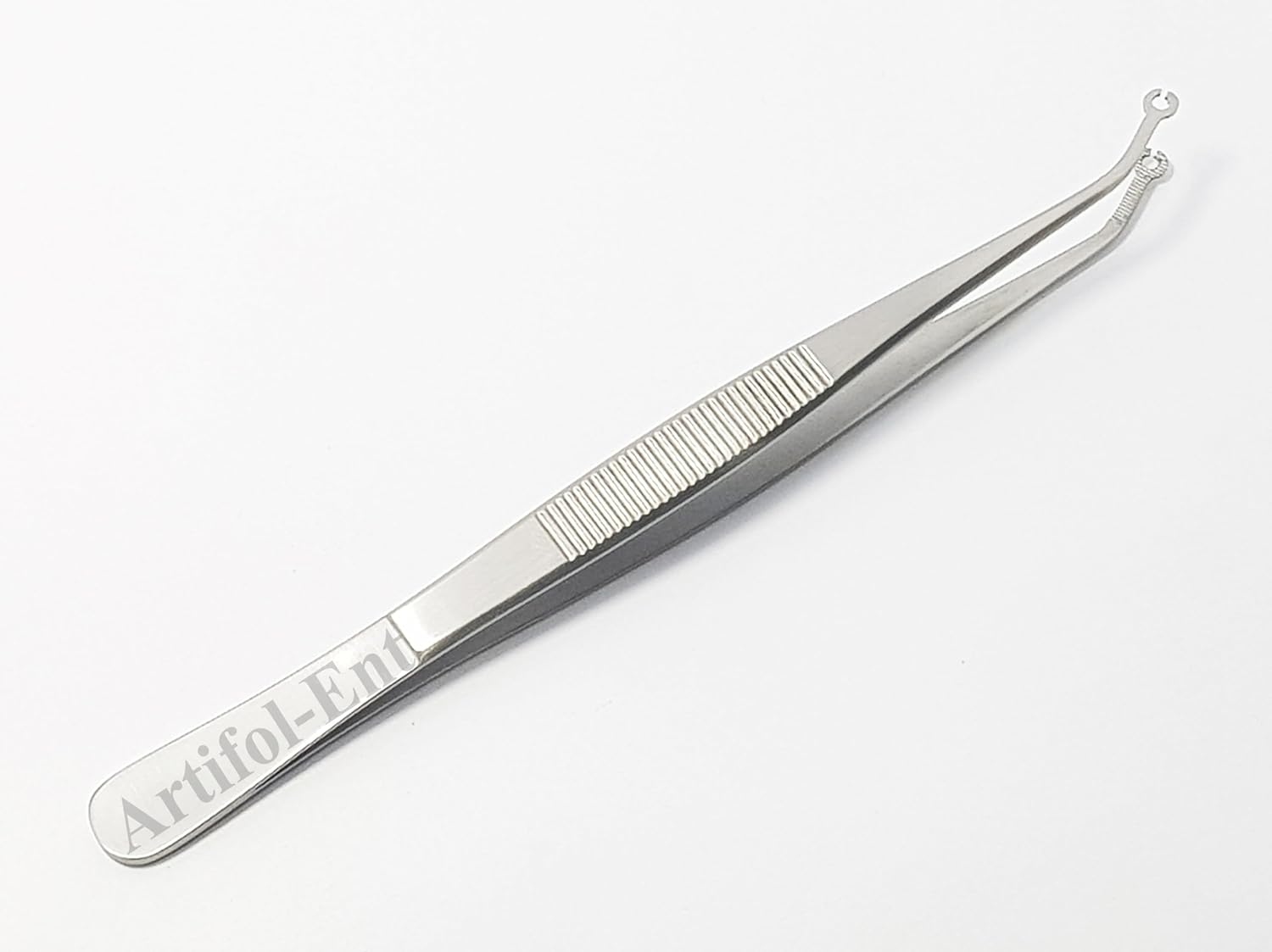 4 Pcs Micro Surgical Corn Suture Forceps 16 cm | Precision Fine Tip | Stainless Steel | Non-Slip Grip | Reusable & Autoclavable Instruments #31-74305