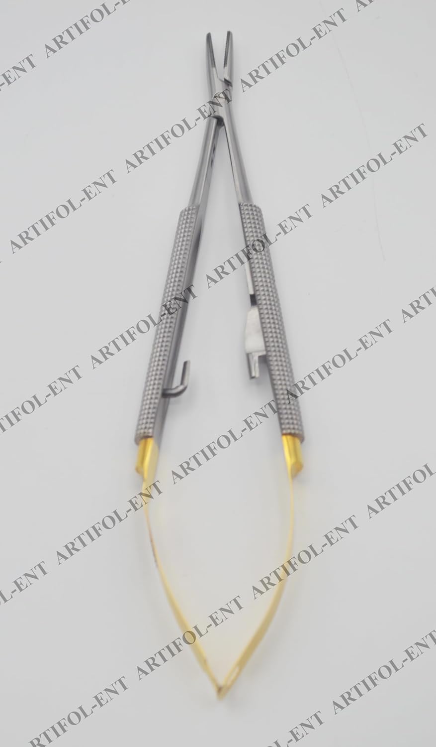 Master-Pack: TC Castroviejo Micro-Needle Holders – 14 cm Straight (2 Pcs Set) Elite Tungsten Carbide (TC) Jaw Inserts | High-Precision Spring-Action Design | #132910215-1