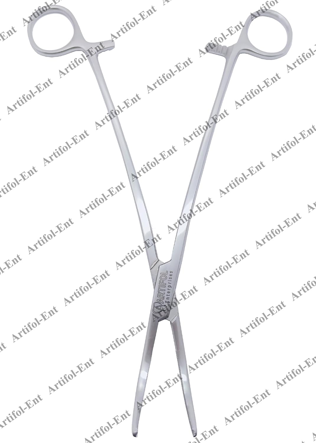 Overholt-Arterienklemme – 21 cm gebogen | 3-teiliges Set | Edelstahl | Autoklavierbar #115910178