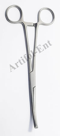 Rochester Ochsner (Kocher) Forceps – Curved, 1×2 Teeth, Serrated Jaws | Stainless Steel Surgical Clamps – 3 Pcs Set