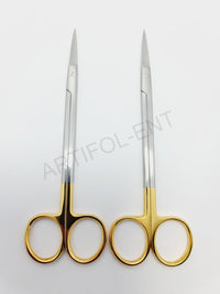 TC Kelly Scissors Set | 2-Piece Straight Scissors 16 cm | Tungsten Carbide Edges, Stainless Steel #S5002