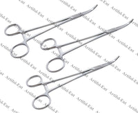 Overholt Geissendoerfer Arterienklemme – 21 cm gebogen | 3-teiliges Set | Edelstahl | Autoklavierbar #15910164