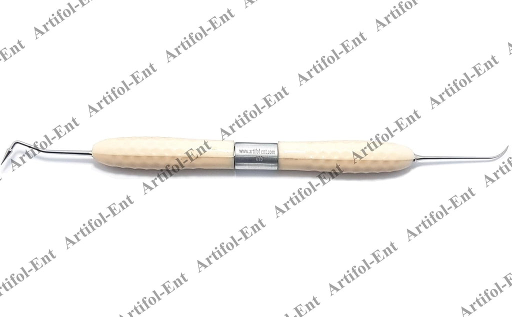 CT5 Dental Composite Resin Filling Instruments – 17 cm (3 Pcs Set)  Double-Ended Precision Tips | Beige Silicone Handles | #CT5