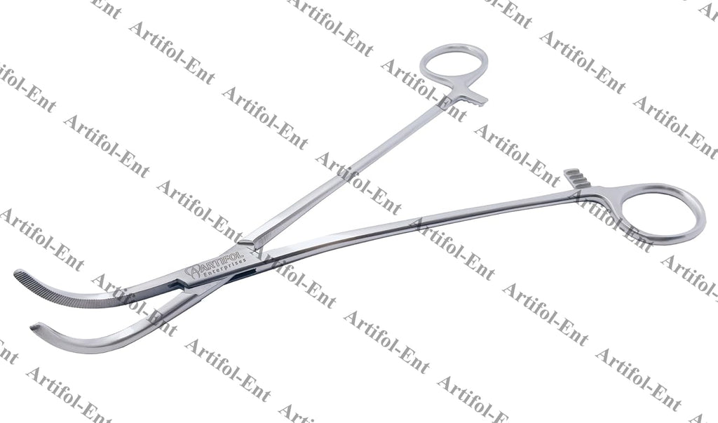 Overholt-Arterienklemme – 21 cm gebogen | 3-teiliges Set | Edelstahl | Autoklavierbar #115910178
