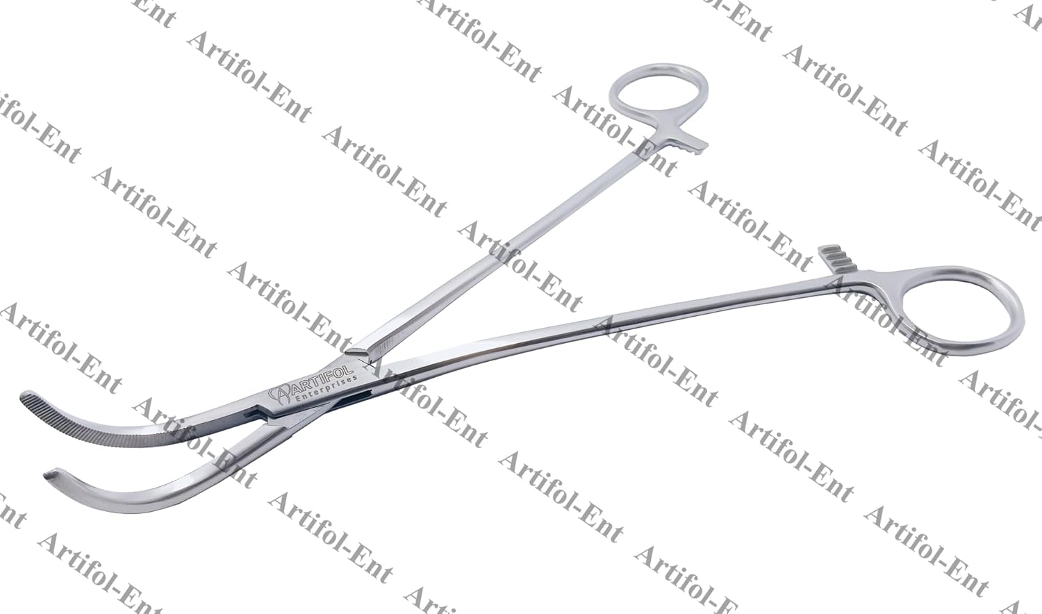 Overholt-Arterienklemme – 21 cm gebogen | 3-teiliges Set | Edelstahl | Autoklavierbar #115910178