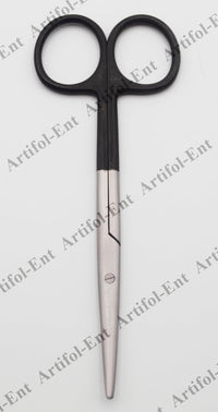 Elite Baby Metzenbaum „Super-Cut“ Schere – 12,5 cm gebogen | Professioneller Edelstahl | Rasiermesserscharfe und mikrogezahnte Präzisionsklinge