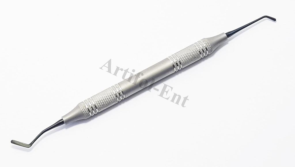 Rounded Plugger Tip Goldstin Flexy-Thin Composite Filling Instrument Set – 3 Pcs | Titanium Black-Coated Tips | Ergonomic Hollow Handle #TNCIGFT1