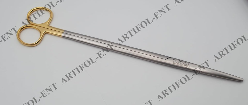Elite TC Metzenbaum-Nelson Scissors – 28 cm Straight | Tungsten Carbide Edge | Long-Reach Slim Design #113910625