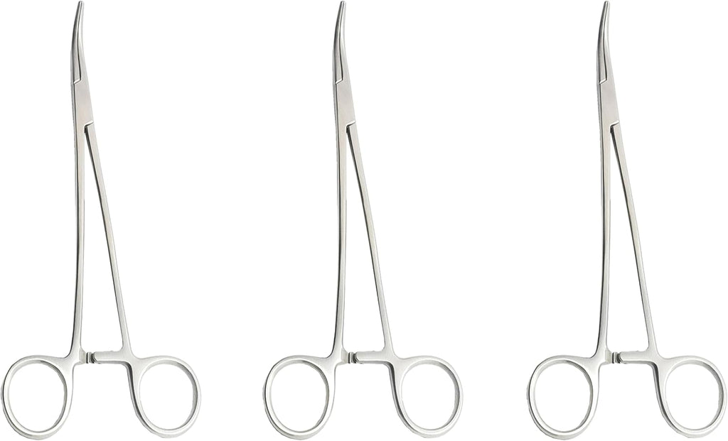Pinza per arteria Overholt curva – 21,5 cm (3 pezzi) Strumento chirurgico di precisione per una gestione efficace delle arterie | #115910179