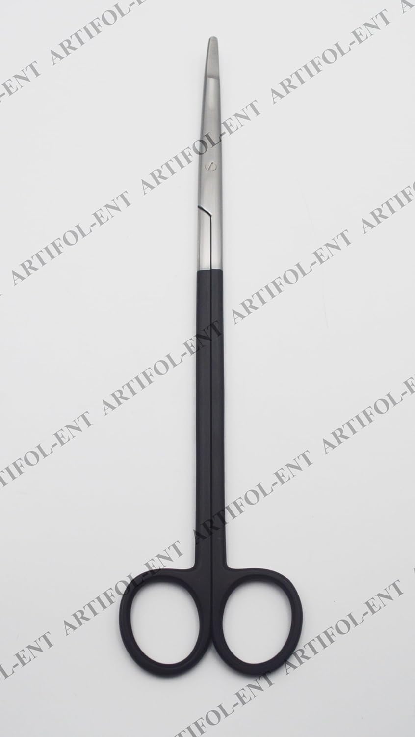 2-Piece Rangell-Stille Style Super-Cut Scissors – 23 cm Curved | Extra-Long Precision Cutting Tools | High-Grade Stainless Steel Scissors with Super-Cut Blades | Smooth Action & Reusable #113910704