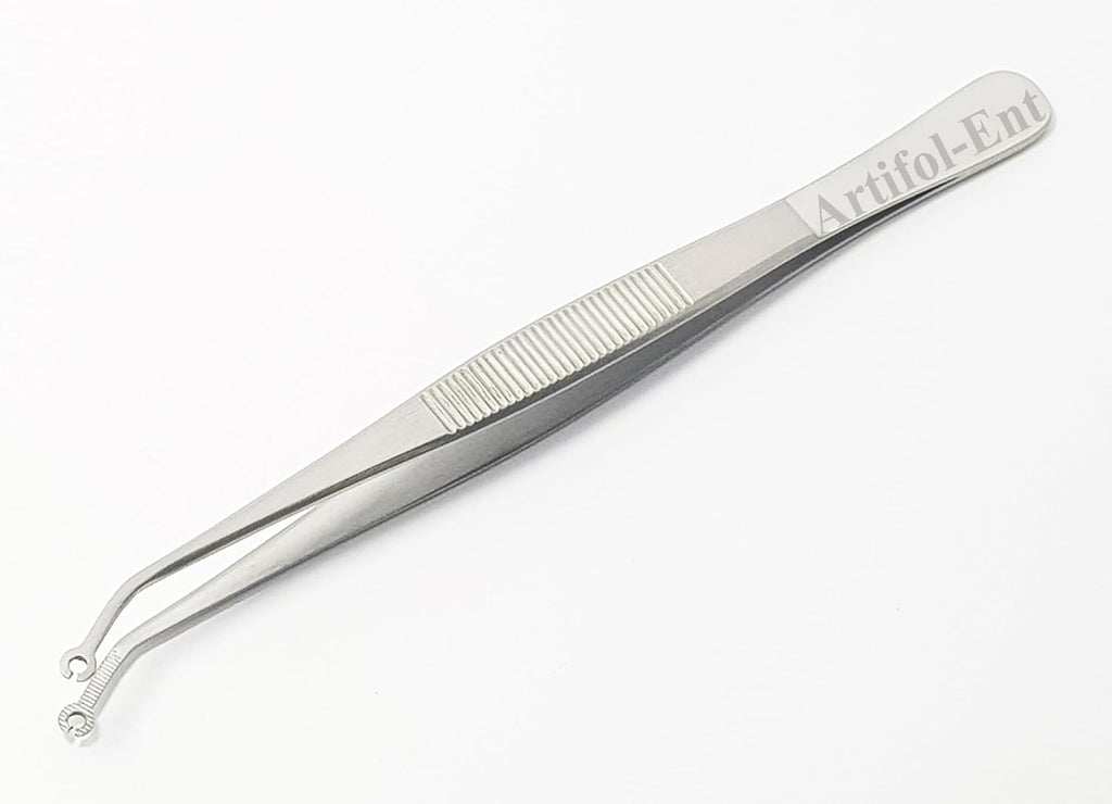4 Pcs Micro Surgical Corn Suture Forceps 16 cm | Precision Fine Tip | Stainless Steel | Non-Slip Grip | Reusable & Autoclavable Instruments #31-74305