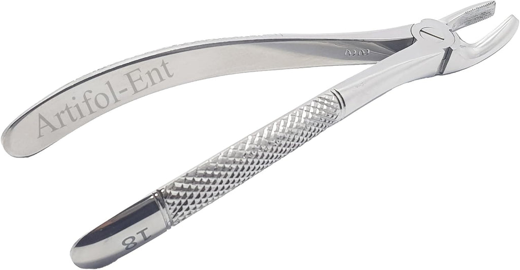 Upper Molars Left Extraction Forceps #18 (FX18) – Premium Stainless Steel Dental Extraction Instrument | Reusable & Autoclavable