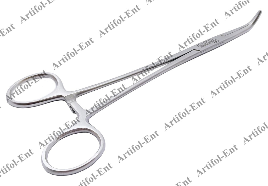LAHEY Gall Duct Clamps – 19 cm Curved | 3 Pcs Set | Stainless Steel | Precision Bile Duct Management #115910261