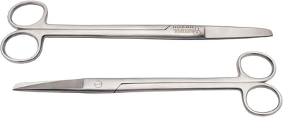 2-Piece Sims Straight Scissors – 20 cm | Precision Stainless Steel Cutting Tools | Long Reach, Straight Blades & Reusable | Ideal for Crafting, Workshops & Detailed Cutting #113910121