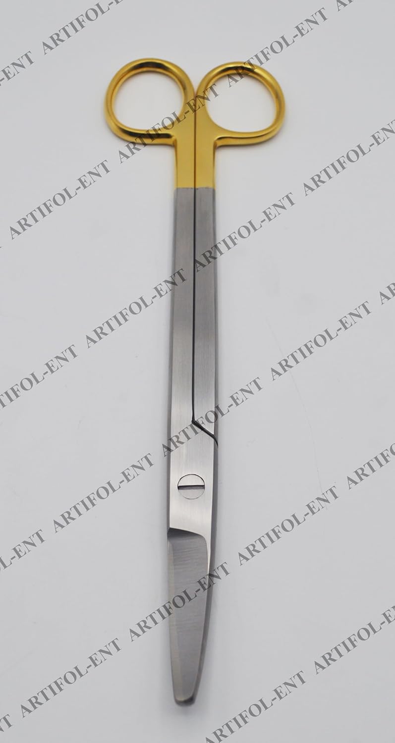 TC Parametrium-Style Curved Scissors – 22.5 cm | Tungsten-Enhanced Precision Cutting Tool | High-Grade Stainless Steel | Long Reach, Smooth Action & Reusable | Ideal for Crafting & Cutting #113910607